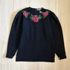※山本寛斎　yamamoto kansai 刺繍ブラウス　アーカイブ　顔タグのサムネイル