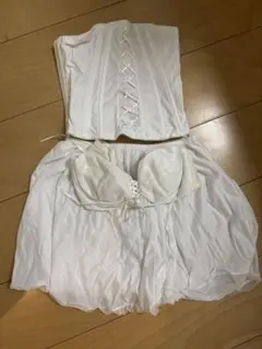 ホワイト コルセットスタイル ブライダルインナー