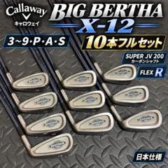キャロウェイ ビッグバーサ X-12 アイアン セット メンズ ゴルフクラブ