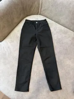グローバルワーク GOODデニムウツクシルエットスリムパンツ　S ブラックのサムネイル