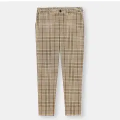 【完売品】GU イージーアンクルパンツ(チェック) Lサイズ