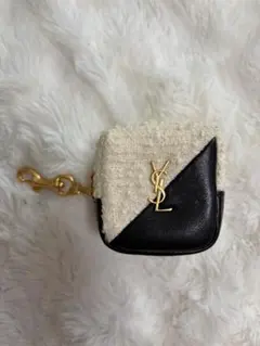 Saint Laurent サンローラン ジェイミー キューブ チャーム ポーチ