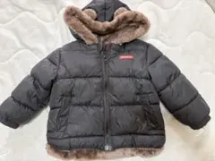 SHEIN アウター　ダウン　黒　80cm