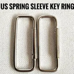 キーリング キーホルダー アメリカ USA バネ式 Lucky Line