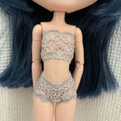 .*⿻ オビツ22 下着 あみあみライトグレー ⿻*.