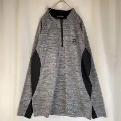 LOTTO トップス 薄手 裏起毛 ハーフジップ ハイネック XL .1623