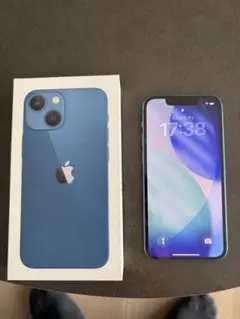 iPhone13 mini 256GB ブルー SIMフリー バッテリー75%
