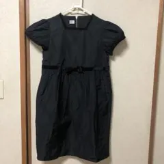 Familiarミニブラックワンピース