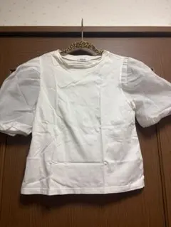INGNI パフスリーブ 半袖 カットソー ホワイト M