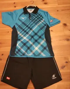 Mizuno 卓球ウェア ポロシャツ Nittakuショートパンツセット