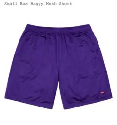 Supreme Small Box Baggy Mesh Short 紫 M Supreme Small Box Baggy Mesh Purple Shorts (SS25) | SS25SH18