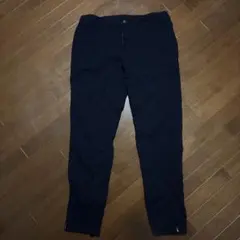美品！UNIQLO　防風エクストラウォームイージーパンツ　L　ネイビー　裏起毛