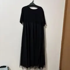 JEANS FACTORY CLOTHES 半袖ロングワンピース