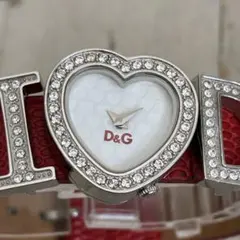 D&G ドルガバ 希少 バングルウォッチ 腕時計 シェル文字盤 正規品