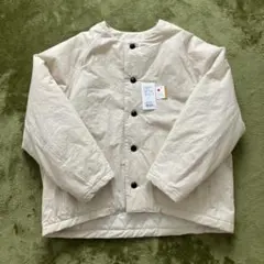 かぐれ アーバンリサーチ 中綿ノーカラージャケット アウター ベージュ