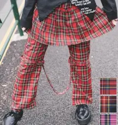 【新品未使用】ACDC RAG ボンテージパンツ RED TARTAN 完売品