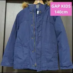 GAP KIDS　ギャップキッズ　ダウン　モッズコート　140cm　ブルー
