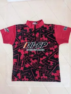 値下げ安藤瞳プロモデル HI-SP ボウリングシャツ Mサイズ 赤・黒のサムネイル