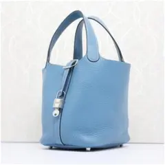 楽しくお買い物様専用　エルメス ピコタンロック PM 18 ブルージーン