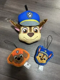 【パウパトロール】ぬいぐるみ3点