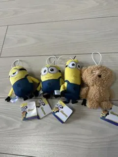 ミニオン ぬいぐるみ 4体セット　新品　プライズ