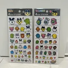 正規品★4サイズステッカー★たまごっち★2種セット★カミオジャパン