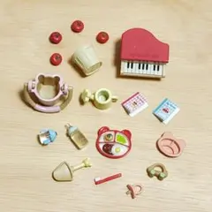 シルバニア　赤ちゃん小物まとめ売り　果物　18点