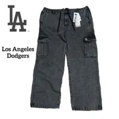 ◇新品・未使用◇ロサンゼルス・ドジャース/LA◇カーゴパンツ ダークグレー