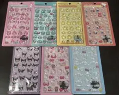 サンリオ　ボンボンドロップシール　7枚セット