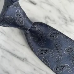 【新品】ブルーグレー×サックスペイズリー