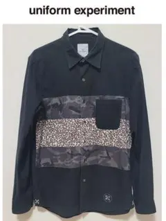 uniform experiment レオパード柄 長袖シャツのサムネイル