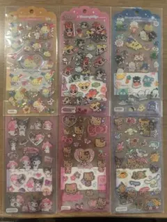 サンリオ ドロップジェリーシール 6枚セット ハローキティ マイメロディ