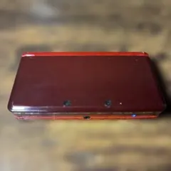 Nintendo 3DS レッド 本体充電器 SDカード付属