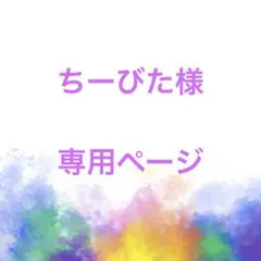 ちーびた様 専用ページ