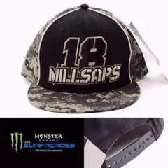 キャップ 帽子 Millsaps 00012287 デジカモ迷彩 平ツバ USA