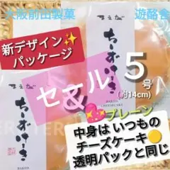 ⑤⭐️チーズケーキ (プレーン) ５号 新パッケージ２個セット アウトレットのサムネイル