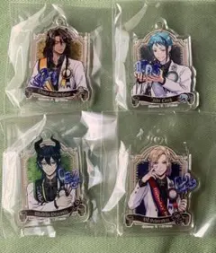 ツイステ カプセルアクリルチャーム マレウス レオナ ヴィル ジェイド