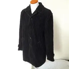 美品☆メンズティノラス チェスターコート コーデュロイ 黒 太畝 vintageのサムネイル