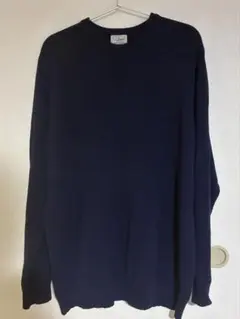 L.L.BEAN ラムウール ニット XL ネイビー