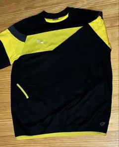 Puma 半袖ウィンドブレーカー 黒/黄