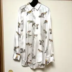 ザラ　ZARA トラ　タイガー　シャツ　即購入○