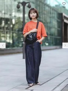 UNIQLO ユニクロ レザータッチラウンドショルダーバッグ 黒