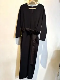 未使用 Liesse リエス ノースリーブ ワンピースドレス リエス ワンピース ドレス ノースリーブ L 黒 【公式通販】