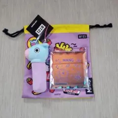 BT21 MANG リップケース&ミラーセット 　おまけ付き