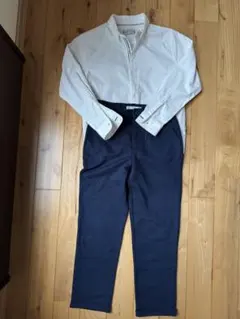 Zara Kids ホワイトシャツ ネイビーパンツ セット 128cm