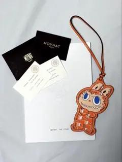 【未使用/激レア】 MOYNAT モワナ ラブブ LABUBU レザーチャーム 希少・非売品】MOYNAT（モワナ）× LABUBU（ラブブ） レザーチャーム
