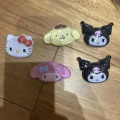 サンリオ ぷっくりったい バッジ クロミ　ポムポムプリン　キティ　マイメロ　5点