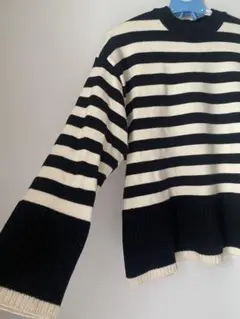 ZARA ボーダーニット