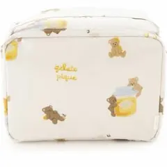 【ジェラートピケ】おむつポーチ クマとハチミツ柄