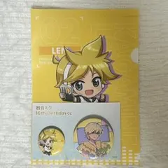 初音ミク Birthday 16th 缶バッジ クリアファイル 鏡音レンくじ